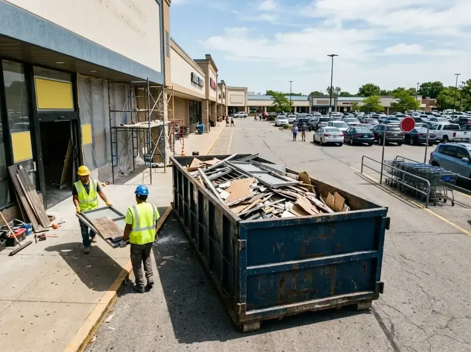 retail-store-renovation-debris-003 — frequently asked questions, Roll-off Dumpster Rentals in Monmouth, OR